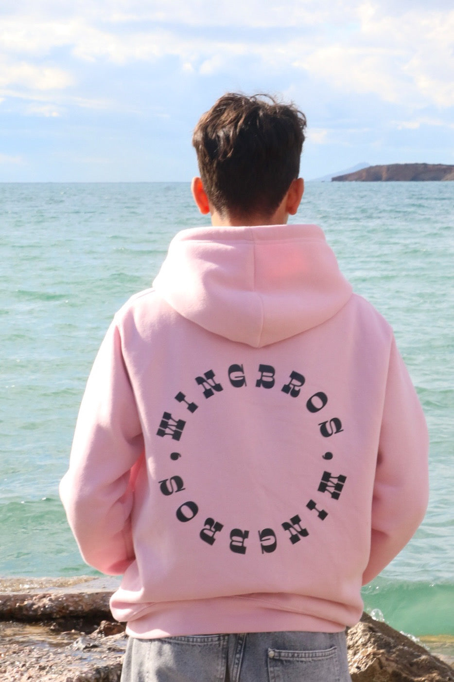 Pink WingBros Hoodie (Unisex)