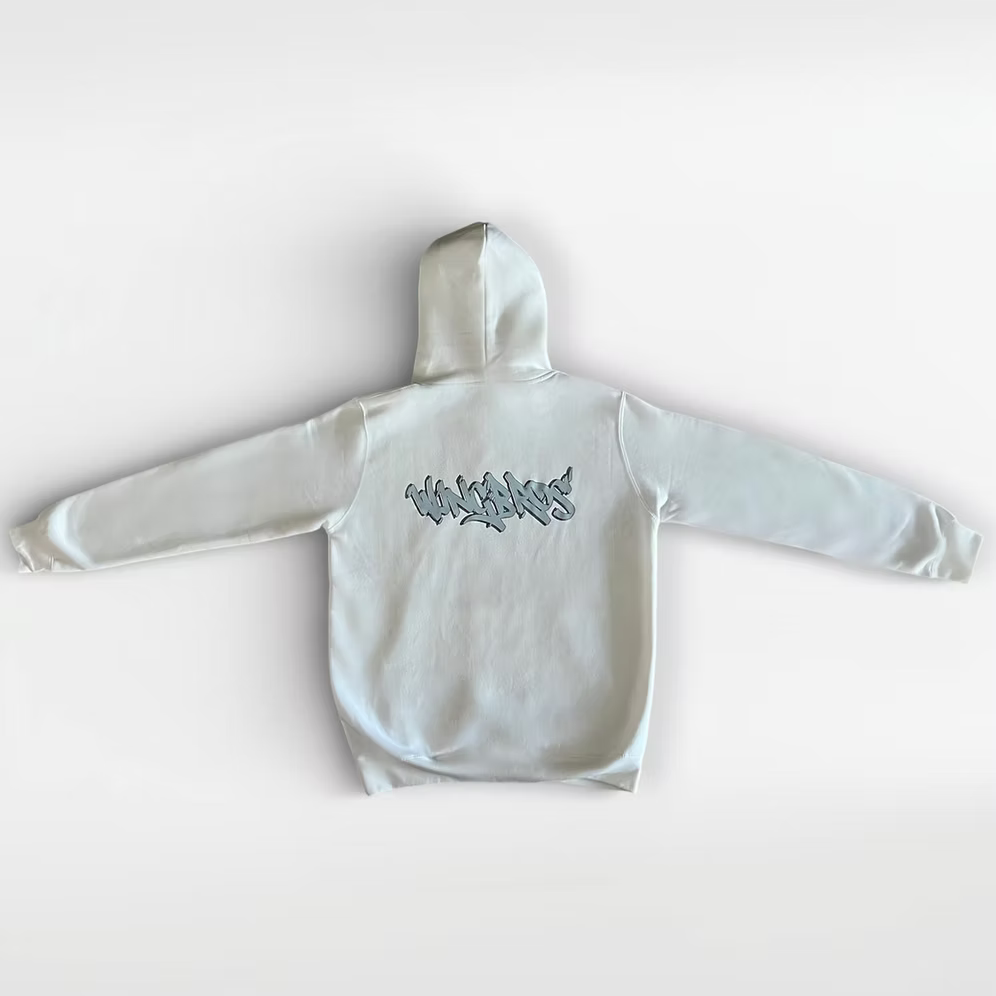 White WINGBROS Hoodie Graffiti (Unisex)