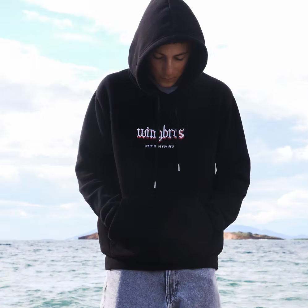 Black WINGBROS Hoodie (Unisex)