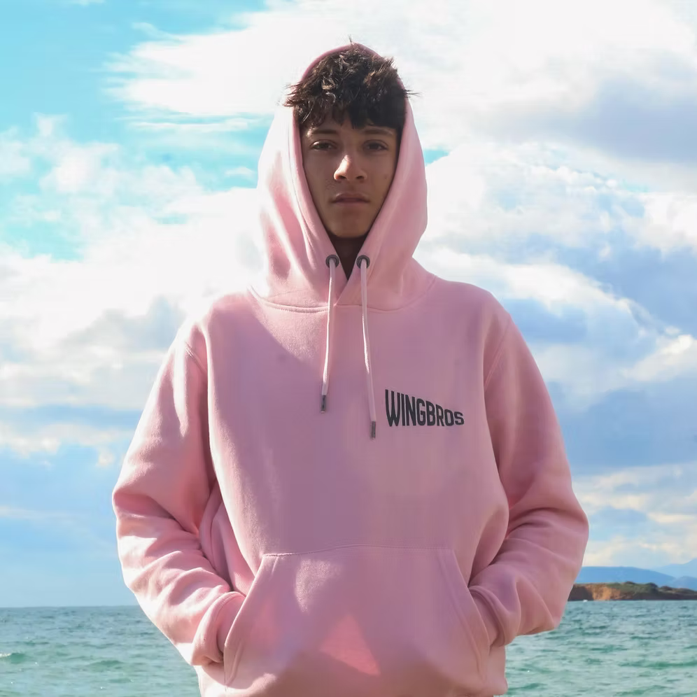 Pink WingBros Hoodie (Unisex)